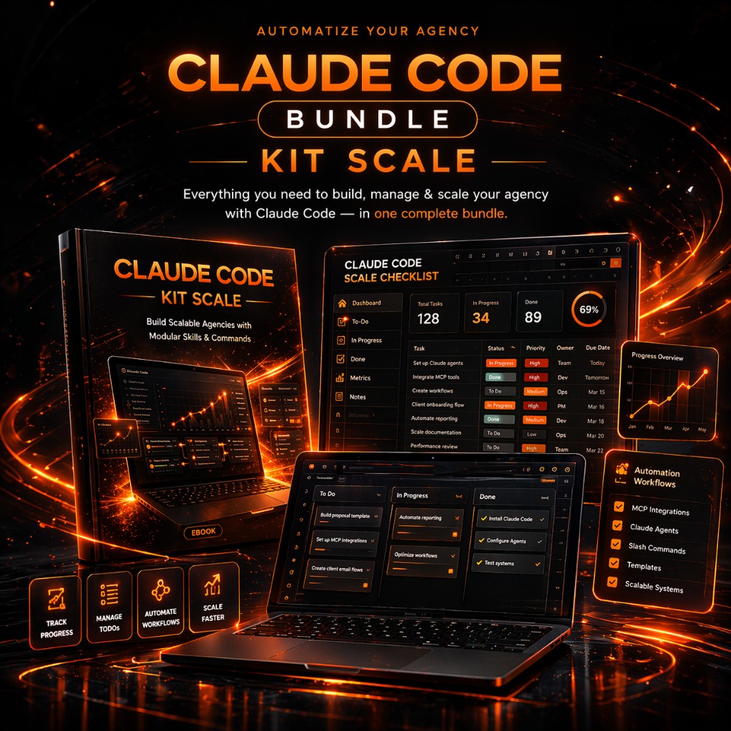 Project — Complete Claude Code Agency OS: ebook, checklist and the full project ZIP ready to scale